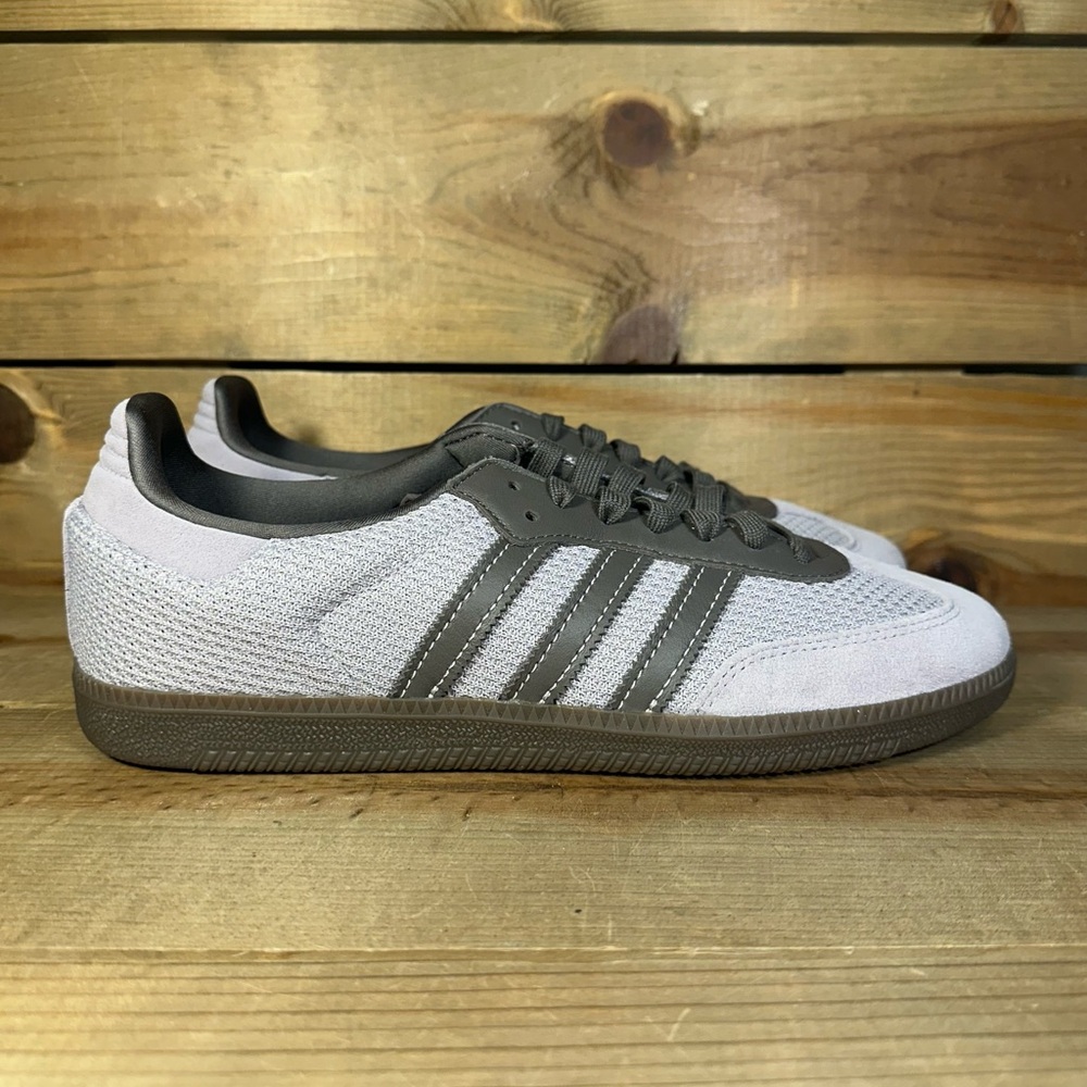 NEW Mens Adidas Samba OG "Glory Grey Charcoal" Low Top Lifestyle Sneakers JR0886
